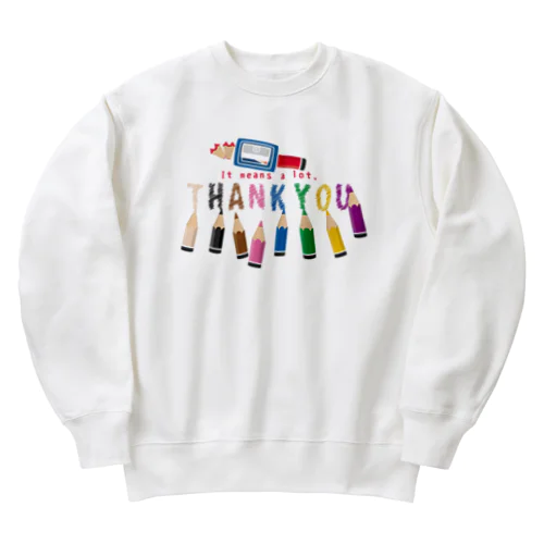 ちびた色鉛筆*A Heavyweight Crew Neck Sweatshirt