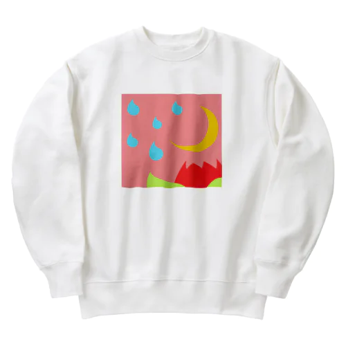 ちゅーりっぷとあめ Heavyweight Crew Neck Sweatshirt