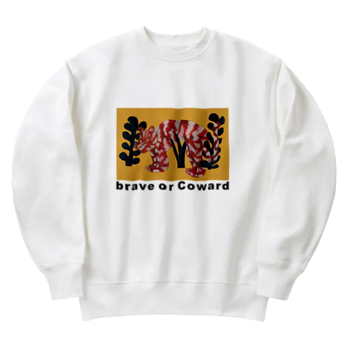 虎バック Heavyweight Crew Neck Sweatshirt