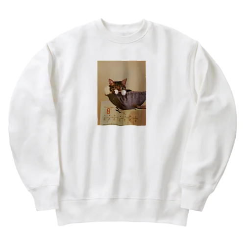 たくらむ　ねこの　ゆめちゃん Heavyweight Crew Neck Sweatshirt