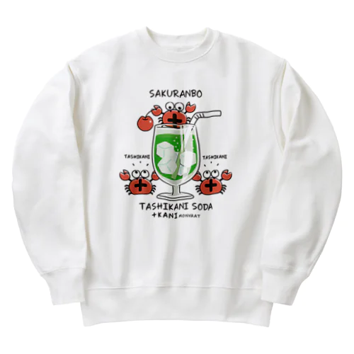 たしかにソーダ Heavyweight Crew Neck Sweatshirt