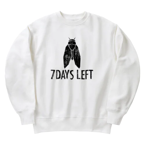 7 DAYS LEFT Heavyweight Crew Neck Sweatshirt