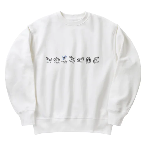 深海のなかまたち　２代目 Heavyweight Crew Neck Sweatshirt