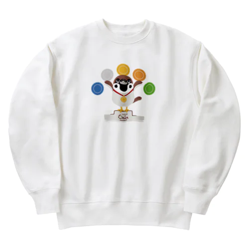 競技　おしゃべり Heavyweight Crew Neck Sweatshirt