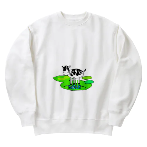 牛 Heavyweight Crew Neck Sweatshirt