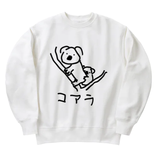 コアラのおやこ Heavyweight Crew Neck Sweatshirt