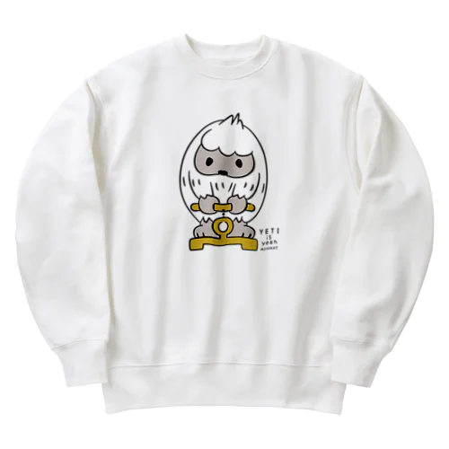 はいきんりょくチェック L Heavyweight Crew Neck Sweatshirt