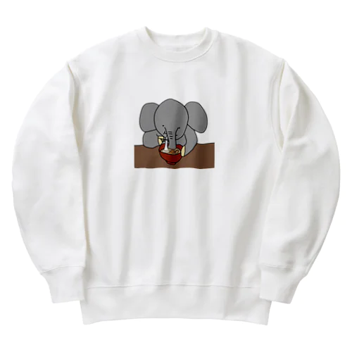 お雑煮だぞう Heavyweight Crew Neck Sweatshirt