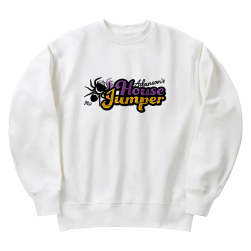 ハエトリグモ（アダンソンハエトリ）ハロウィンカラー Heavyweight Crew Neck Sweatshirt