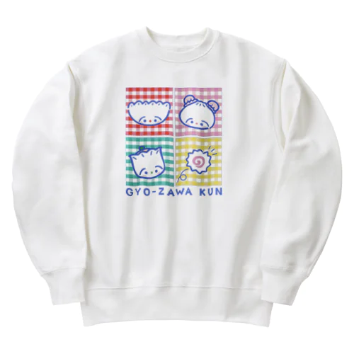 ぎょーざわくん&フレンズ Heavyweight Crew Neck Sweatshirt