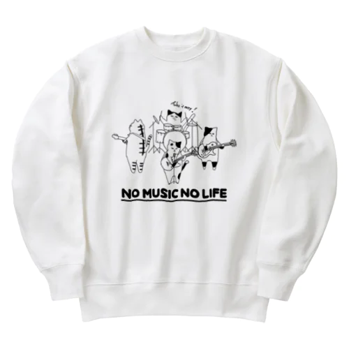 ねこバンド Heavyweight Crew Neck Sweatshirt