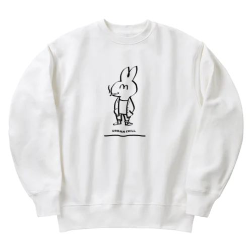 URBAN CHILL:チルウサ・OSYANTY ブランド名入り Heavyweight Crew Neck Sweatshirt