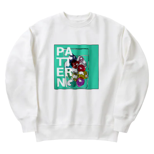 PATTERN（表裏デザイン） Heavyweight Crew Neck Sweatshirt