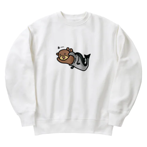 熊鮭 Heavyweight Crew Neck Sweatshirt