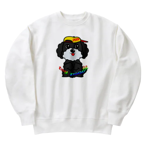 ちんちんトイプードル Heavyweight Crew Neck Sweatshirt