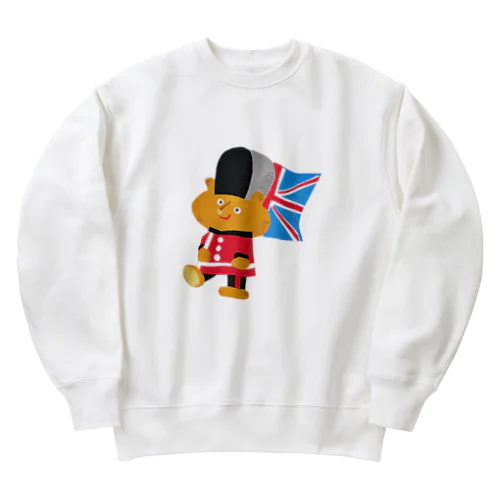 テディベアの近衛兵さん(イギリス) Heavyweight Crew Neck Sweatshirt