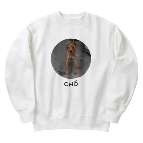 ベトナムで出会ったかわいい犬さん Heavyweight Crew Neck Sweatshirt