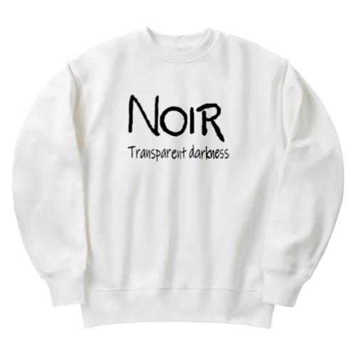 NOIRロゴ Heavyweight Crew Neck Sweatshirt