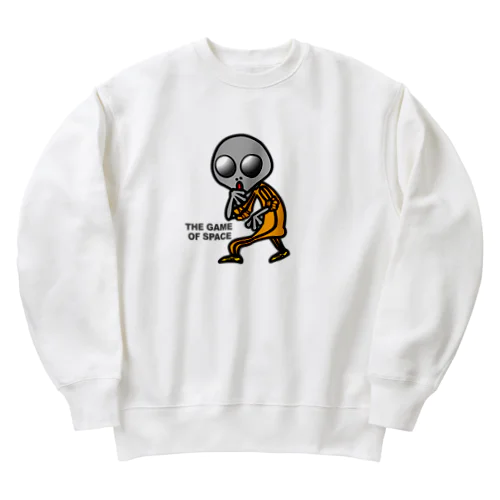 宇宙遊戯 ポスターバージョン Heavyweight Crew Neck Sweatshirt