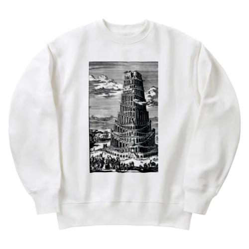 バベルの塔 Heavyweight Crew Neck Sweatshirt