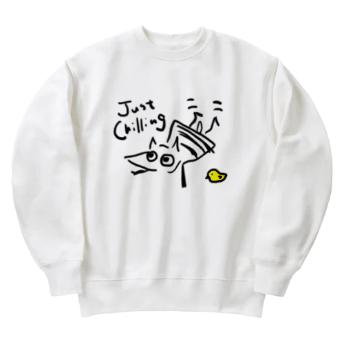 Just chilling Heavyweight Crew Neck Sweatshirt