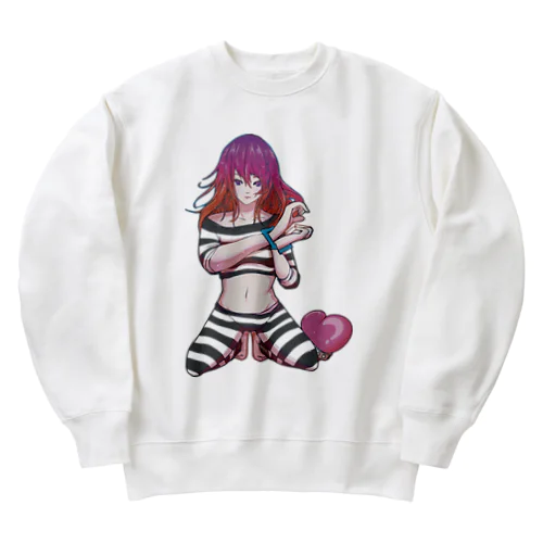 SNS依存症（インスタ Ver） Heavyweight Crew Neck Sweatshirt