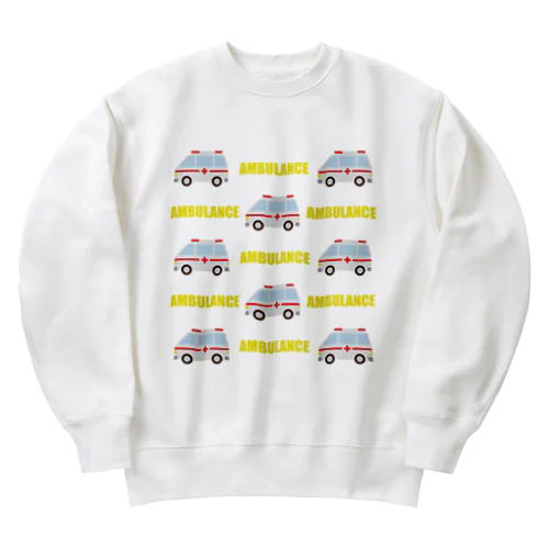 救急車 Heavyweight Crew Neck Sweatshirt