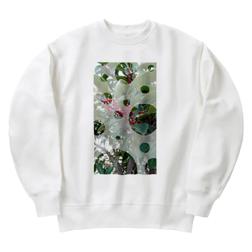 ピラカンサス？photo 縦長 Heavyweight Crew Neck Sweatshirt