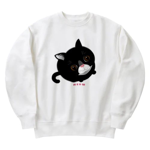 meowねこ エコバッグ&ハンカチ Heavyweight Crew Neck Sweatshirt