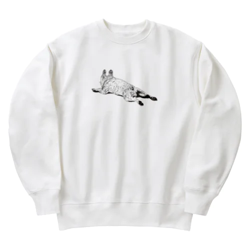 ノンストレスなフレブル Heavyweight Crew Neck Sweatshirt