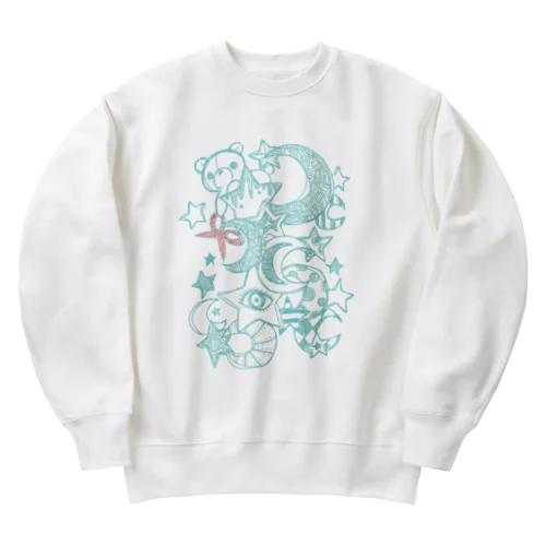 はさみくみゃスター Heavyweight Crew Neck Sweatshirt