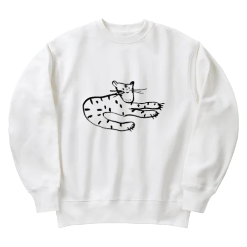 トラ Heavyweight Crew Neck Sweatshirt