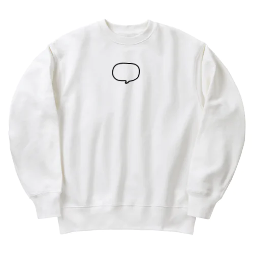 ぼくの名前はふきだし君 Heavyweight Crew Neck Sweatshirt