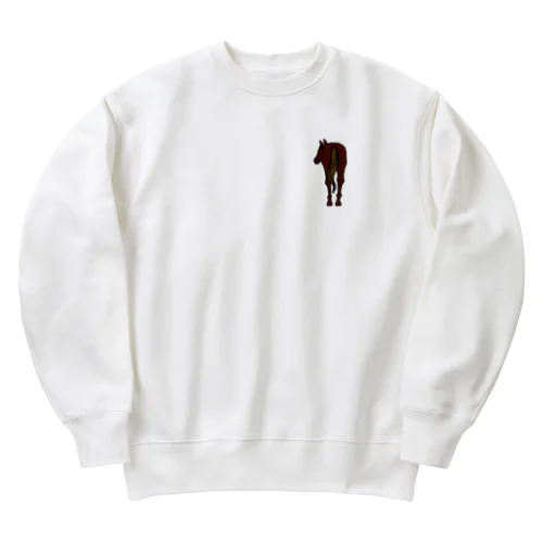 【うまけつ】鹿毛 Heavyweight Crew Neck Sweatshirt