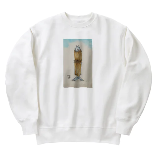 うろこのすまき Heavyweight Crew Neck Sweatshirt