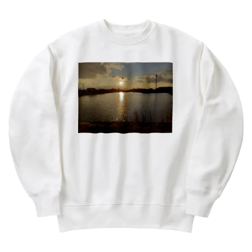 いつかの夕陽🌇 Heavyweight Crew Neck Sweatshirt