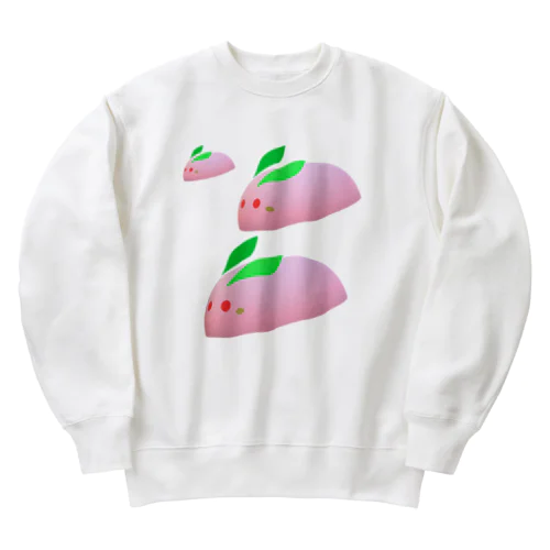 雪兎３🐰 Heavyweight Crew Neck Sweatshirt