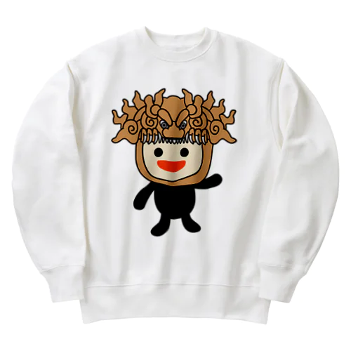 獅子噛っ子 Heavyweight Crew Neck Sweatshirt