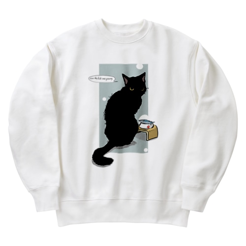スーパー猫の日2 Heavyweight Crew Neck Sweatshirt