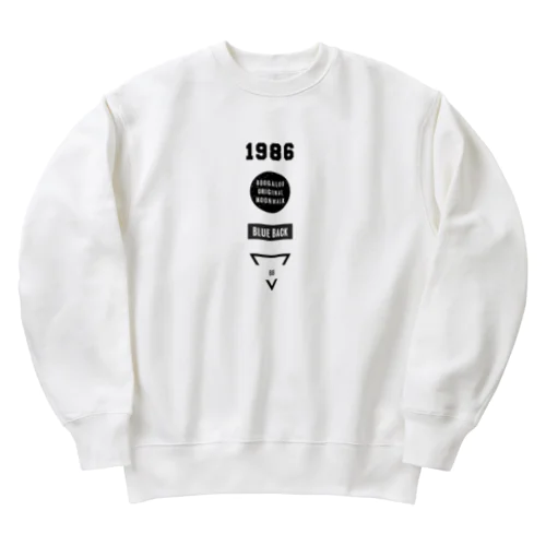 ブルーバック　ロゴス Heavyweight Crew Neck Sweatshirt