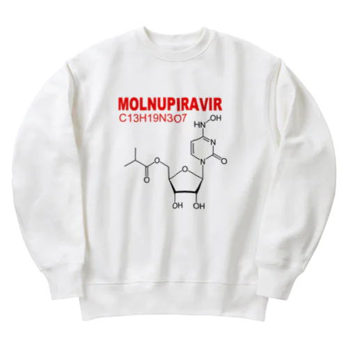 モルヌピラビル Heavyweight Crew Neck Sweatshirt