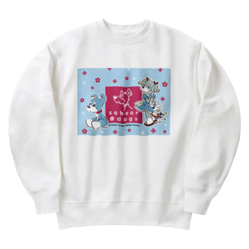 sabear dogs キービジュアル_ウエア Heavyweight Crew Neck Sweatshirt