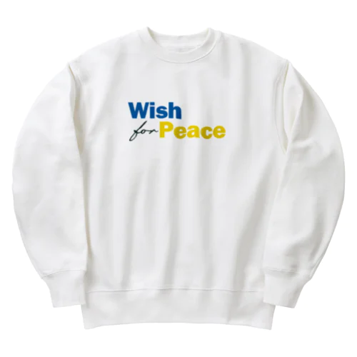 Wish for Peace UKR🇺🇦 Heavyweight Crew Neck Sweatshirt