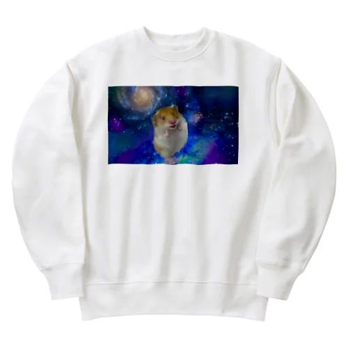 宇宙ハム・ファッキンハムスター Heavyweight Crew Neck Sweatshirt