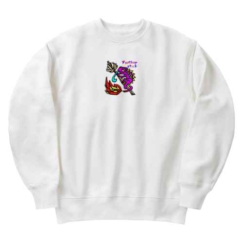 フェザースティック【Feather stick】 Heavyweight Crew Neck Sweatshirt