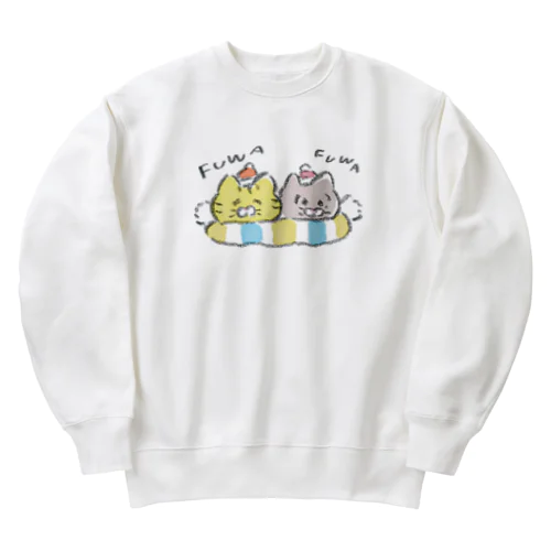 レモとクロのNO WAR Heavyweight Crew Neck Sweatshirt