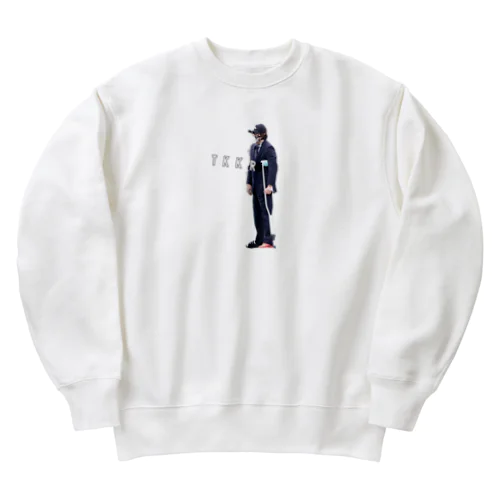 TKKR@中東の笛 "Stand Alone 松葉杖" Heavyweight Crew Neck Sweatshirt