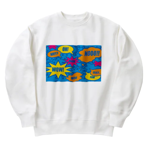 コミックBLUE Heavyweight Crew Neck Sweatshirt