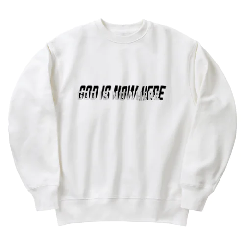 GOD IS N O W H E R E Heavyweight Crew Neck Sweatshirt