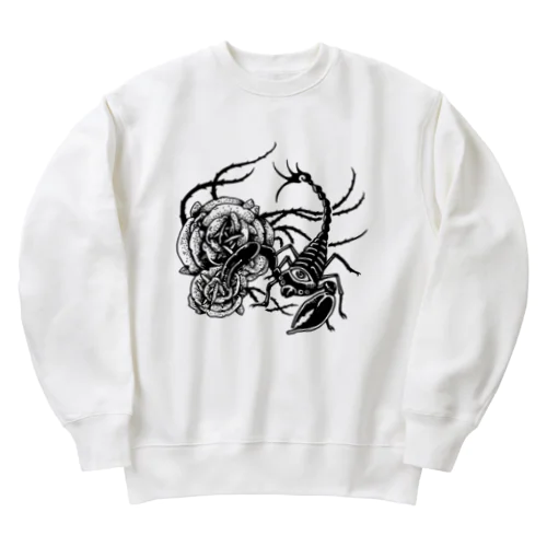 砂漠の薔薇蠍 Heavyweight Crew Neck Sweatshirt